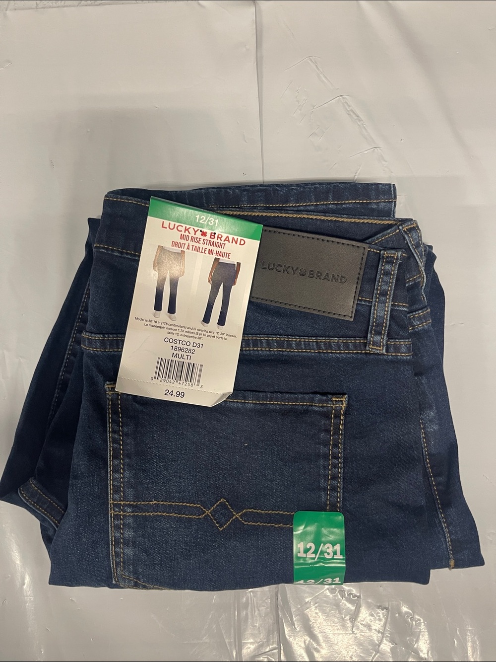 Lucky Brand Men’s Indigo Straight Leg Jeans